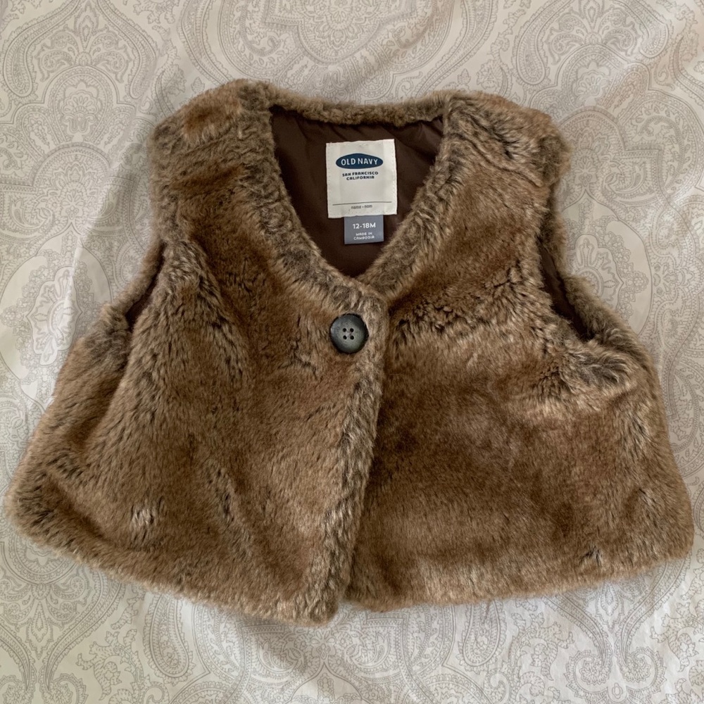 Toddler Fur Vest